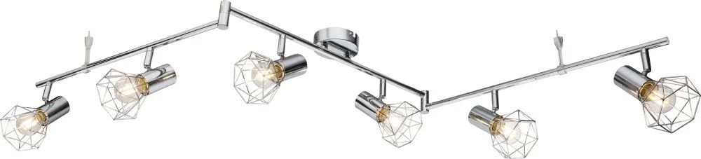 Globo XARA I Strahler Chrom, 6xE14 1 Globo XARA I Strahler Chrom, 6xE14