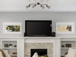 Globo Purra Deckenstrahler Schwarz, Gold 4x E14 Dimmbar 70x9x22cm 9 Globo Purra Deckenstrahler Schwarz, Gold 4x E14 Dimmbar 70x9x22cm -Beleuchtung Rabatte globo54814 4 5