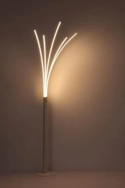 Globo Bizzy LED Stehleuchte Weiß Mit Touchdimmer 56x60x187cm -Beleuchtung Rabatte globo59229w 2