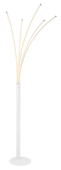 Globo Bizzy LED Stehleuchte Weiß Mit Touchdimmer 56x60x187cm