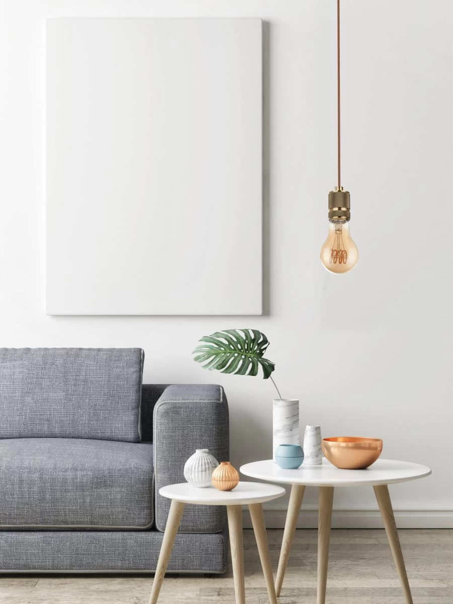 Globo Oliver Pendelaufhang Antik Messing E27 Dimmbar 10x150cm 6 Globo Oliver Pendelaufhang Antik Messing E27 Dimmbar 10x150cm – Bild 6