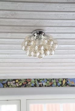 By Rydens Gross Deckenleuchte Amber 3x G9 Dimmbar 30x30x20cm