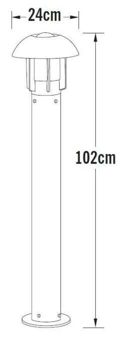 KONSTSMIDE Heimdal Wegeleuchte Schwarz Matt 24x102x24cm 7 KONSTSMIDE Heimdal Wegeleuchte Schwarz Matt 24x102x24cm -Beleuchtung Rabatte heimdal wegeleuchte tz 1