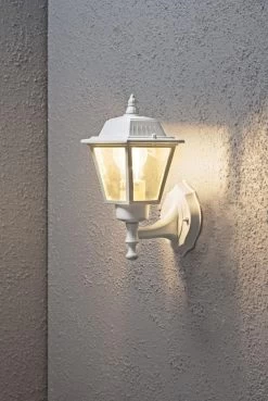 KONSTSMIDE Wandleuchte Außen Klar,weiss