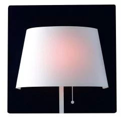 Luce Design Wharol LED Wandleuchte Weiß, Schwarz 480lm 4000K 9x26x26,5cm