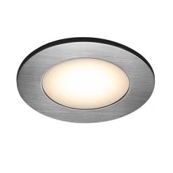 LED Einbauleuchte Nickel Nordlux Leonis IP65 3er Set A 345lm 2700K
