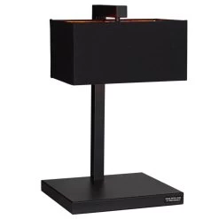 By Rydens Love Me Tischleuchte Matt Schwarz 1x E27 Kabelschalter 26x30x50cm