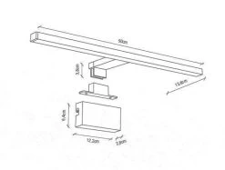 Nordlux MARLEE LED Spiegelleuchte Schwarz 800lm 90Ra IP44 50x13,6x3,8cm 17 Nordlux MARLEE LED Spiegelleuchte Schwarz 800lm 90Ra IP44 50x13,6x3,8cm -Beleuchtung Rabatte marlee spiegellampe tz 1