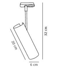 Dftp MIB 6 Spot Für Link Schienensystem Schwarz -Beleuchtung Rabatte mib6 tz 1