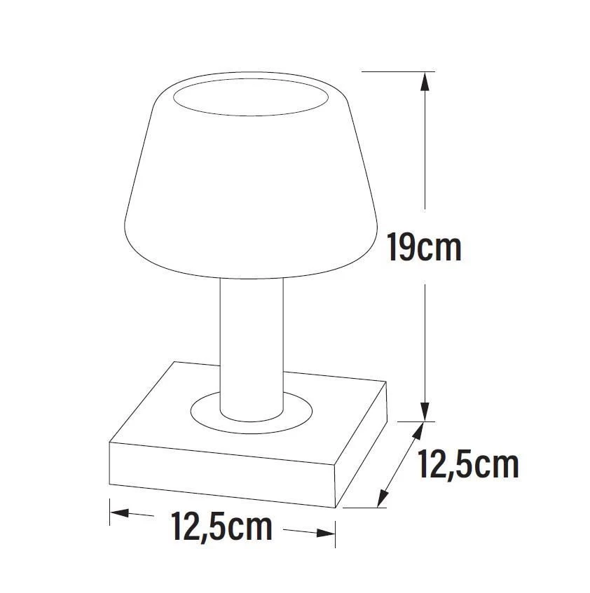 KONSTSMIDE Monaco Akku Tischleuchte IP54 Weiss Dimmbar 2700/3000K 6 KONSTSMIDE Monaco Akku Tischleuchte IP54 Weiss Dimmbar 2700/3000K – Bild 6