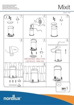Nordlux Mixit Einbauleuchte Geb. Stahl 15 Nordlux Mixit Einbauleuchte Geb. Stahl -Beleuchtung Rabatte n71820132 ze