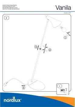 Nordlux Vanila Stehleuchte Weiss 5 Nordlux Vanila Stehleuchte Weiss -Beleuchtung Rabatte n72704001 ze