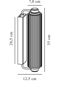 Nordlux Nimal Double Spiegelleuchte Messing 2xE14 IP44 35x12,5x7,8cm -Beleuchtung Rabatte nimalspiegelleuchte tz 1