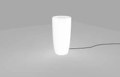 Nowodvorski FLOWERPOT M Beleuchteter Pflanzkübel Weiß