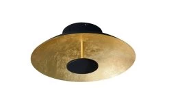 LED Deckenleuchte Schwarz, Blattgold Design Näve Firenze 40cm 900lm -Beleuchtung Rabatte nve1265458 2