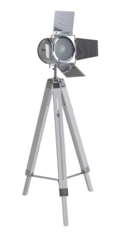 Dreibein Stehleuchte Im Retro Scheinwerfer Look Weiß Näve Holly E27 8 Dreibein Stehleuchte Im Retro Scheinwerfer Look Weiß Näve Holly E27 -Beleuchtung Rabatte nve2055323 2