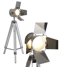 Dreibein Stehleuchte Im Retro Scheinwerfer Look Weiß Näve Holly E27 10 Dreibein Stehleuchte Im Retro Scheinwerfer Look Weiß Näve Holly E27 -Beleuchtung Rabatte nve2055323 4