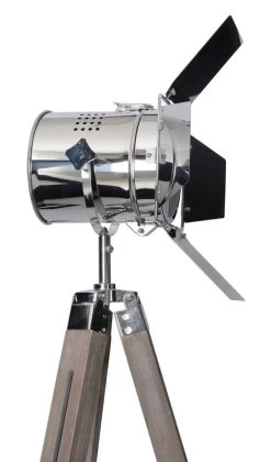 Dreibein Stehleuchte Im Retro Scheinwerfer Look Natur Dunkel Näve Holly E27 13 Dreibein Stehleuchte Im Retro Scheinwerfer Look Natur Dunkel Näve Holly E27 -Beleuchtung Rabatte nve2055342 5