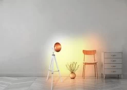 Dreibein Stehleuchte Im Retro Scheinwerfer Look Weiß Näve Christie E27 -Beleuchtung Rabatte nve2058623 4