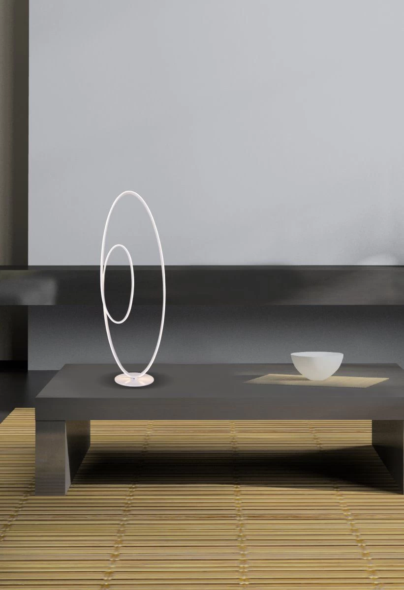 LED Stehleuchte Weiß Näve Odrive 2260lm Mit Drehdimmer 2 LED Stehleuchte Weiß Näve Odrive 2260lm Mit Drehdimmer – Bild 2