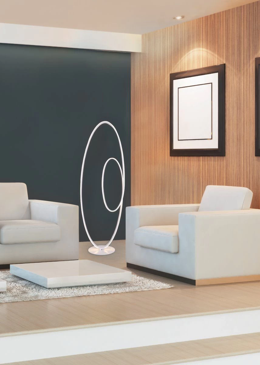 LED Stehleuchte Weiß Näve Odrive 2260lm Mit Drehdimmer 6 LED Stehleuchte Weiß Näve Odrive 2260lm Mit Drehdimmer – Bild 6