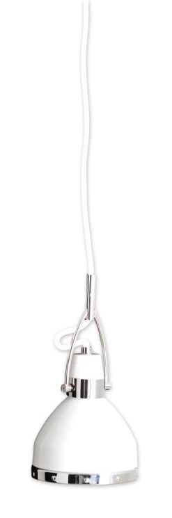 Hängeleuchte Im Retro Scheinwerfer Look Weiß Näve Cottage 22,8cm E27 -Beleuchtung Rabatte nve6071123 2