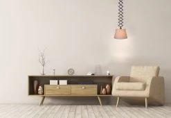 Scherenpendelleuchte Mit Stoffschirm Natur, Braun Näve Adrienne E27 -Beleuchtung Rabatte nve6132727 5