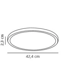 LED Deckenlampe Holzfarben Nordlux Oja 42 IP20 2100lm 2700K Stepdimmer 11 LED Deckenlampe Holzfarben Nordlux Oja 42 IP20 2100lm 2700K Stepdimmer -Beleuchtung Rabatte oja deckenlampe 424x23mm tz 8