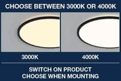 LED Deckenlampe Schwarz Nordlux Oja 29 IP45 3000/4000K Switch 9 LED Deckenlampe Schwarz Nordlux Oja 29 IP45 3000/4000K Switch -Beleuchtung Rabatte oja switch schwarz 3