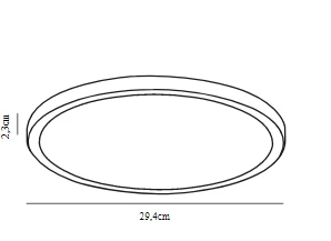 LED Deckenlampe Schwarz Nordlux Oja 29 IP20 1600lm 2700K Stepdimmer 5 LED Deckenlampe Schwarz Nordlux Oja 29 IP20 1600lm 2700K Stepdimmer – Bild 5
