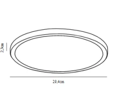 LED Deckenlampe Holzfarben Nordlux Oja 29 IP54 1600lm 2700K Dimmbar 6 LED Deckenlampe Holzfarben Nordlux Oja 29 IP54 1600lm 2700K Dimmbar -Beleuchtung Rabatte oja29 tz 3