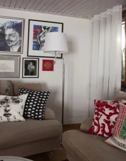 By Rydens Orlando Stehleuchte Weiß 1x E27 167lm 80 Ra 3000K Warmweiss Schalter 36x36x157cm