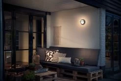 Philips Astilbe MyGarden Maritime Wandaußenleuchte E27 IP44 Schwarz 17,5x17,8x17,8cm -Beleuchtung Rabatte ph1738030pn 2