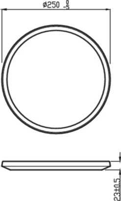 Philips CL550 Superslim LED Deckenleuchte Weiß 1300lm 2700K 25cm SceneSwitch Stepdimmer -Beleuchtung Rabatte philips 871869968101200 4