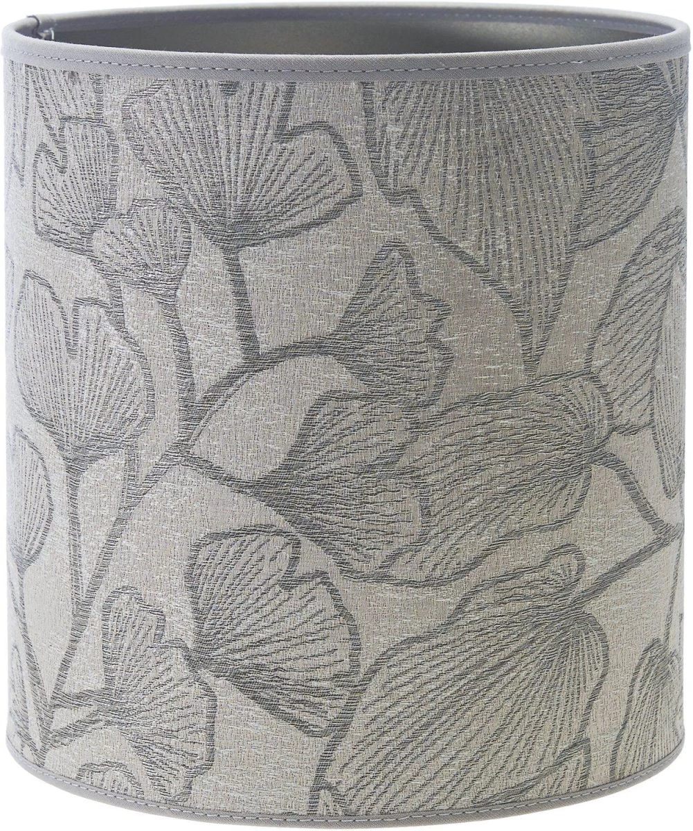 PR Home Celyn Ziba Luxuriöser Lampenschirm Shadow Silber Mit Blättern E27 20x21,5cm 1 PR Home Celyn Ziba Luxuriöser Lampenschirm Shadow Silber Mit Blättern E27 20x21,5cm