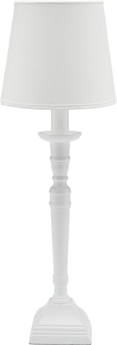 PR Home Salong Tischlampe Weiß E27 42x9x9cm 2 PR Home Salong Tischlampe Weiß E27 42x9x9cm – Bild 2