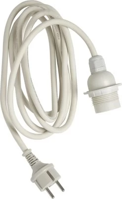 Outdoor Anschlusskabel IP44 PR Home Flex Out E27 Max. 15W 5m Weiß H07RN-F
