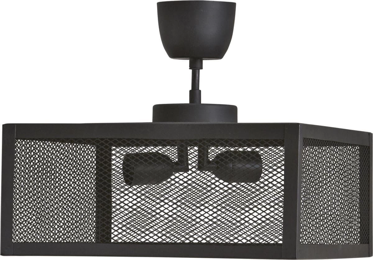 Industie Look Deckenlampe Metallgitter Schwarz PR Home Grid 35cm 2x E27 1 Industie Look Deckenlampe Metallgitter Schwarz PR Home Grid 35cm 2x E27