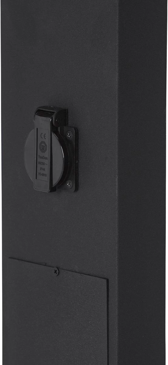 PR Home Luton Wegeleuchte Grau E27 IP56 H 100cm Mit Steckdose 4 PR Home Luton Wegeleuchte Grau E27 IP56 H 100cm Mit Steckdose – Bild 4