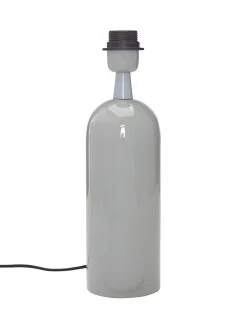 PR Home Carter Tischlampenfuß Grau Aus Metall E27 10x35cm Ohne Schirm