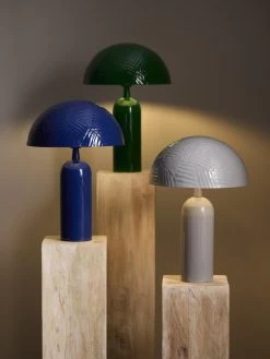 PR Home Carter Tischlampenfuß Blau Aus Metall E27 10x35cm Ohne Schirm -Beleuchtung Rabatte pr home tischlampen 4213588 3m