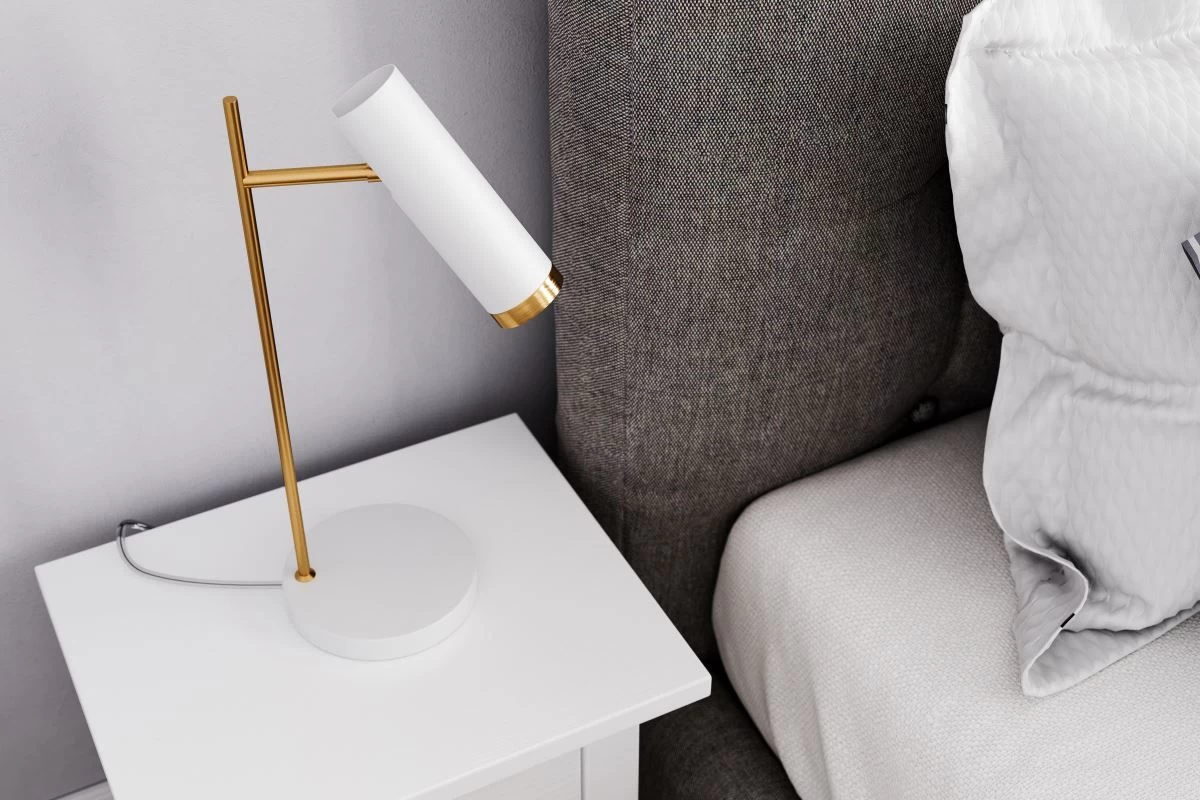 By Rydens Puls Tischleuchte Matt Weiß 1x GU10 Schalter 16,5x20x49cm 3 By Rydens Puls Tischleuchte Matt Weiß 1x GU10 Schalter 16,5x20x49cm – Bild 3