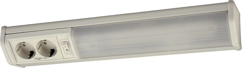 Rabalux Bath Unterbauleuchte 1x G23 Weiß 410mm 2 Steckdosen 1 Rabalux Bath Unterbauleuchte 1x G23 Weiß 410mm 2 Steckdosen