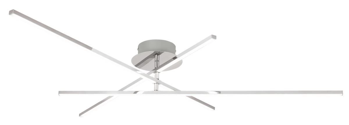 Rabalux Meredith LED Deckenleuchte Chrom 1040mm 2 Rabalux Meredith LED Deckenleuchte Chrom 1040mm – Bild 2