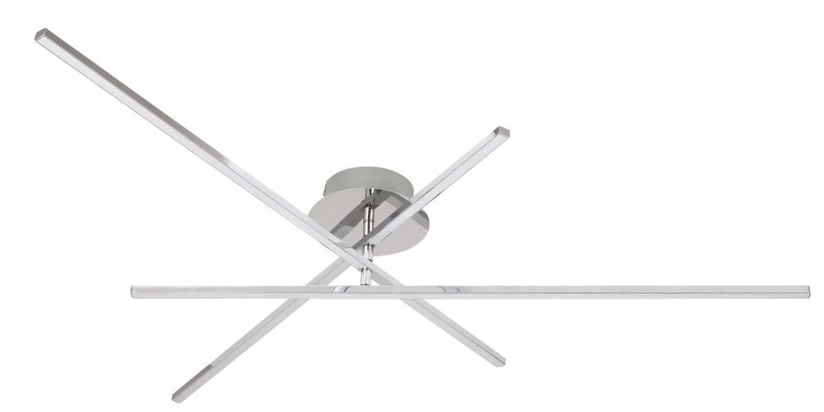 Rabalux Meredith LED Deckenleuchte Chrom 1040mm 3 Rabalux Meredith LED Deckenleuchte Chrom 1040mm – Bild 3