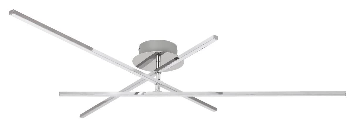 Rabalux Meredith LED Deckenleuchte Chrom 1040mm 1 Rabalux Meredith LED Deckenleuchte Chrom 1040mm