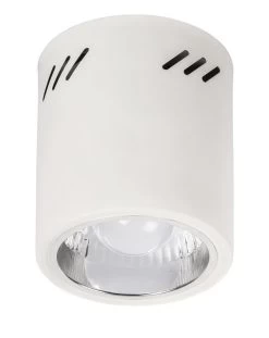 Rabalux Donald Aufbauleuchte 1x E27 Matt Weiß Rund