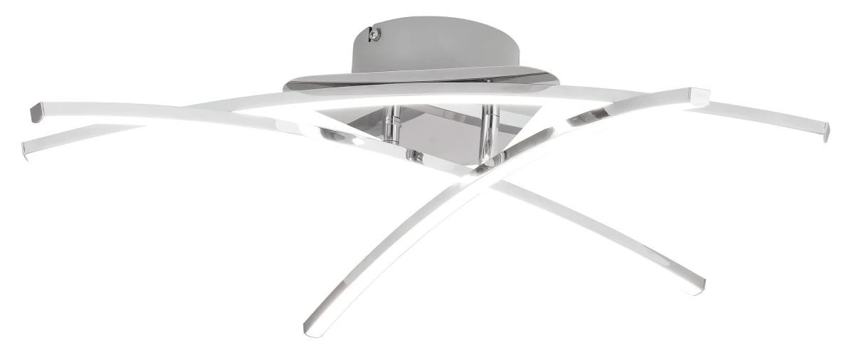 Rabalux Alexis LED Deckenleuchte Chrom 585mm 1 Rabalux Alexis LED Deckenleuchte Chrom 585mm