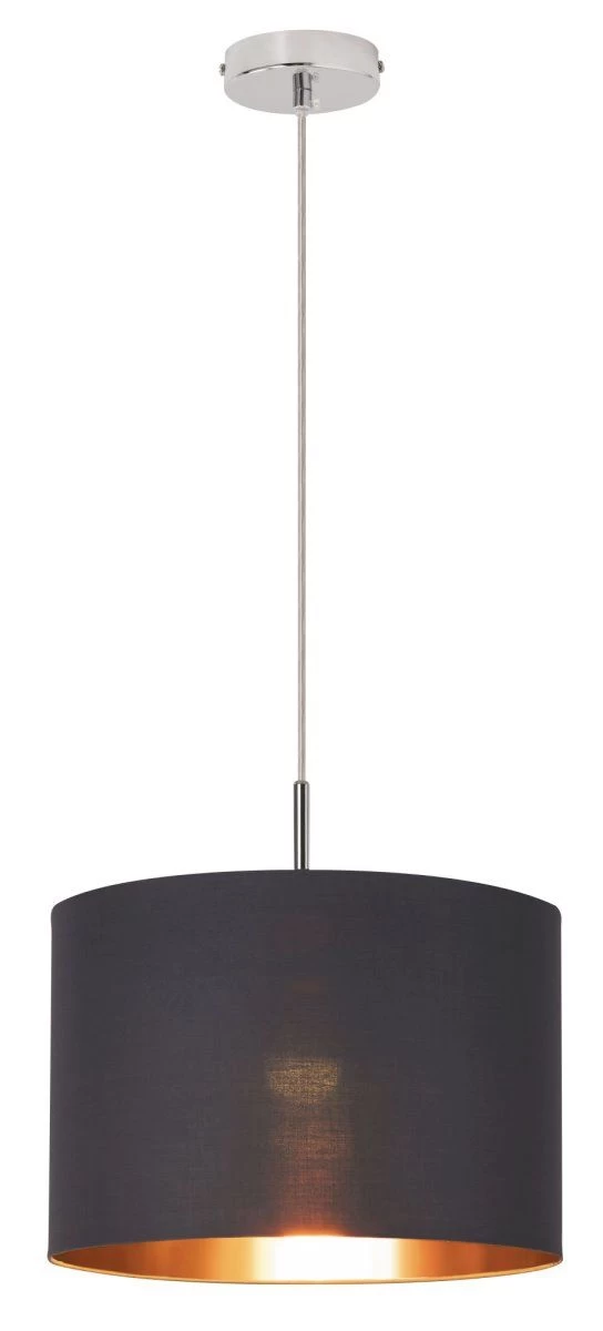 Rabalux Monica Hängeleuchte Grau, Gold, Chrom E27 Dimmbar 2 Rabalux Monica Hängeleuchte Grau, Gold, Chrom E27 Dimmbar – Bild 2