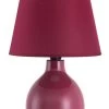 Rabalux Ingrid Tischleuchte Weinrot E14
